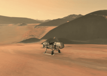 Dragonfly in Titan Credits: NASA/JHU-APL